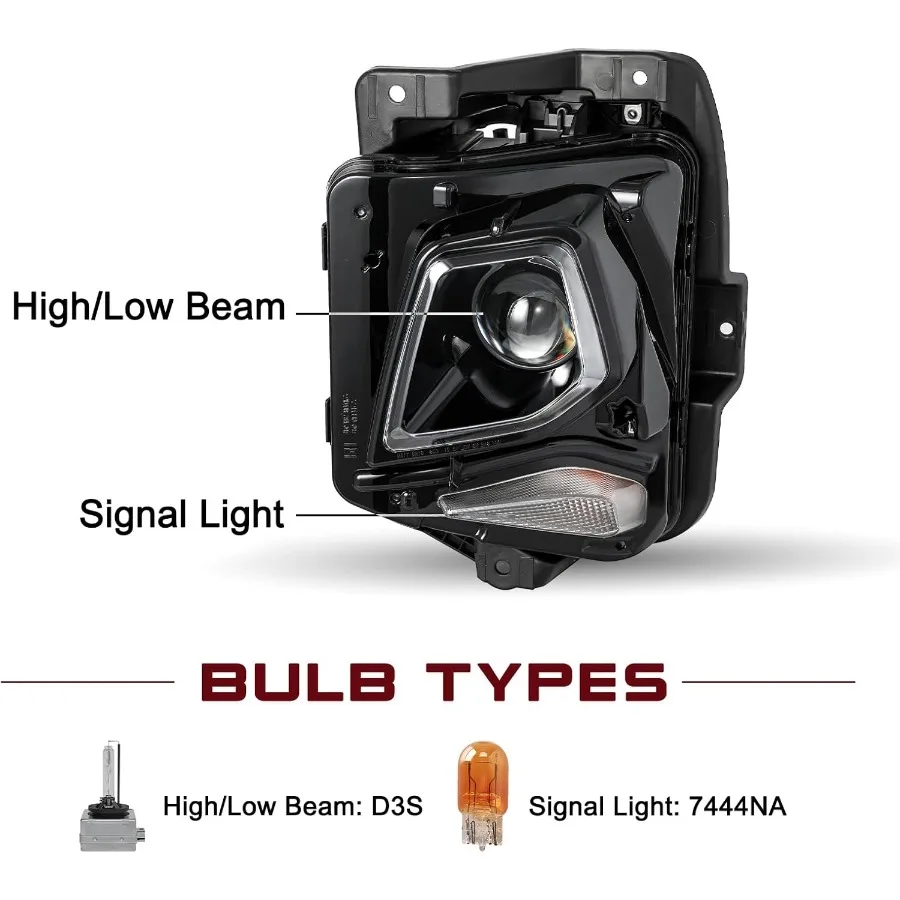 HID زينون مجموعة مصابيح أمامية ل 20192022 تشيفي بليزر العارض مصنع OE نموذج كشافات مع LED أضواء النهار الجري تسجيل #2
