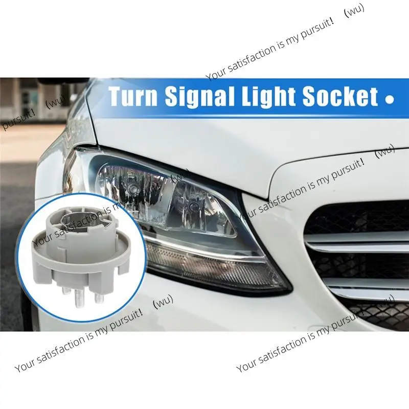 1Pcs Turn Signal Light Bulb Base Socket Lamp For Mercedes Benz SL W124 R129 W140 W202 W168 A0008269582 Benz Accessories-A61E