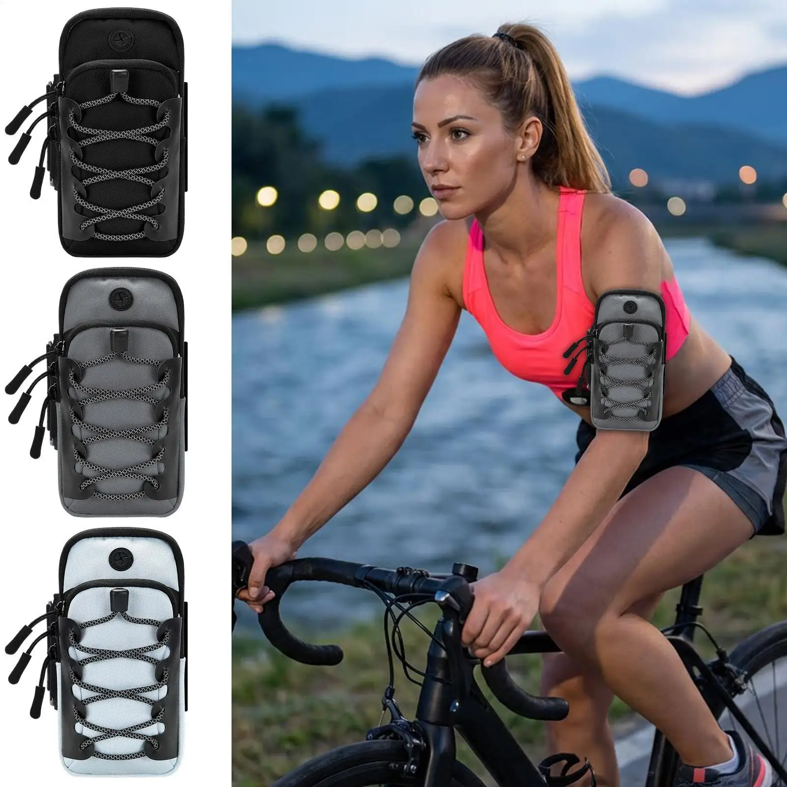 

Motorcycle Bags Waterproof Adjustable Phone Holder Case Motorcycle Tank Bag for Outdoor Riding Tour Adventure Trail Urban