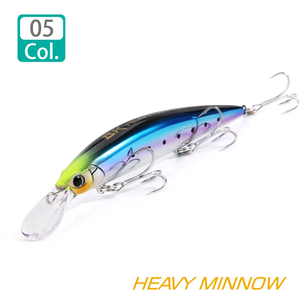FSTK Neuer Schwer Sinkender Minnow 110S 37g 90S 28g 70S 16g Salzwasser Weitwurf-Angelköder Meeres-Kunstköder