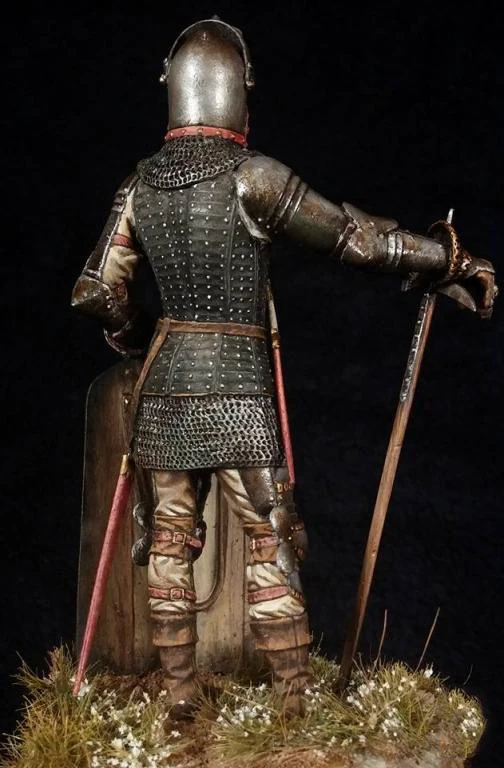 1/24 Die-cast Resin Figure Model Assembling Kit Medieval Mannequin Toy Unpainted Free Delivery