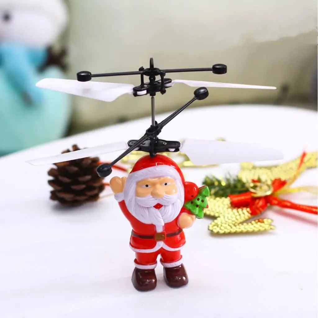 2x Hand Flying UFO Mini Induction RC Airplane Flying Toy Kids Helicopter - view 5