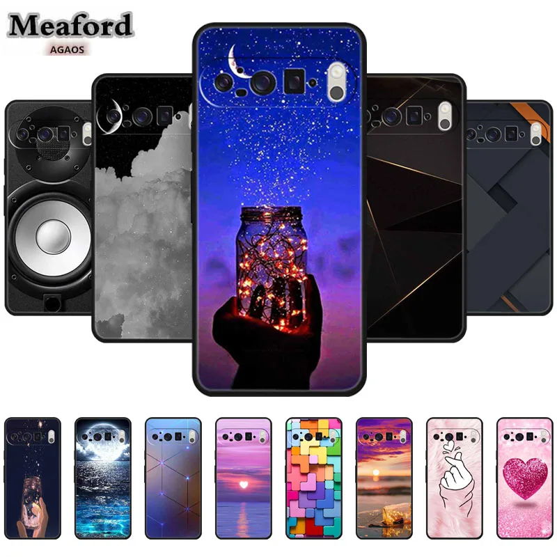 For Google Pixel 8 Pro Case Pixel 9 Pro XL Cover Silicone Soft Protector Colourful TPU Case Pixel 8 Pro 8A 7A 7 6A 6 Pro Case