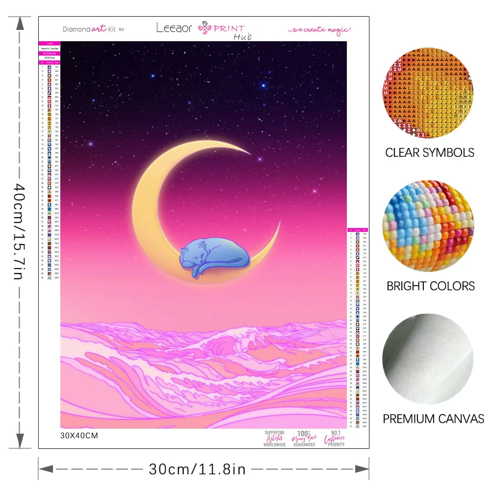 ภาพวาดเพชรเมืองยามค่ำคืน ฉากถนนญี่ปุ่น ซิมโฟนี โมเสก ปักครอสติช ชุดงานฝีมือ ของตกแต่งบ้าน ของขวัญ