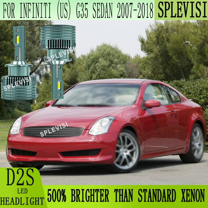 

1:1 design with xenon bulbs D2S/66240CBI LED Car Headlight For INFINITI (US) G35 SEDAN 2007 2008 2009 2010 2011 2012 2013-2018