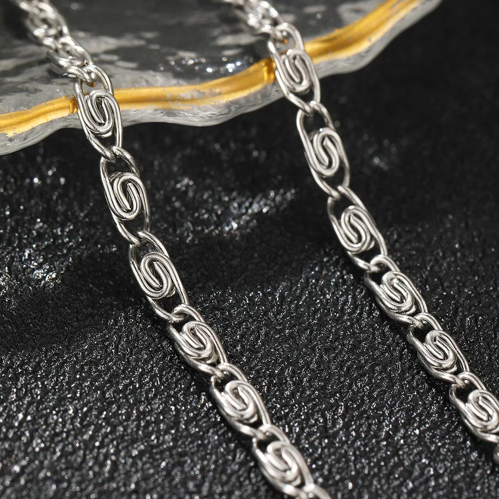 FTCY Stainless Steel Chain Bracelet for Women Gold Color Lightweight Luxury Women's Bracelet Foot Ankle Jewelry Accessories image 3