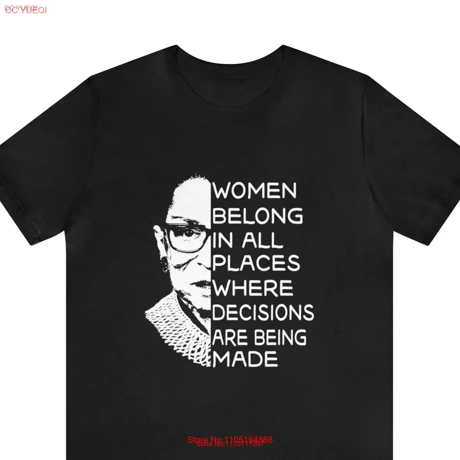 Women Rights T Shirt Reproductive Abortion Right Belong In All Places Where Decisions Are Being Made Access vintage Washed