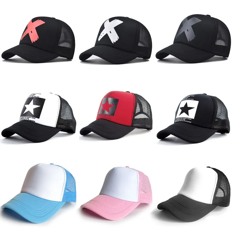 Men Women Fashion Brand Baseball Cap Women Baseball Hat Breathable Summer Mesh Cap Baseball Caps Gorras