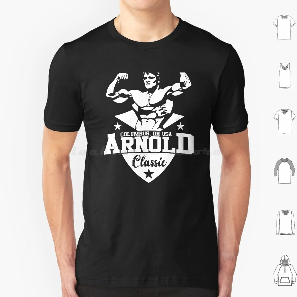 Camiseta clássica Arnold Schwarzenegger, masculina, feminina, infantil, 6xl, Arnold Schwarzenegger, Arnold Schwarzenegger, academia, musculação, Arnie