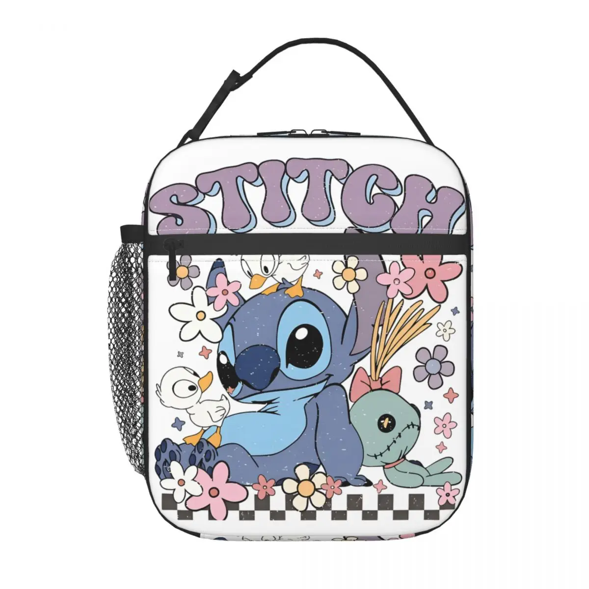 

Изолированная сумка для обеда I Love Stitch, контейнер для еды, портативный холодильник, термокоробки для обеда для работы