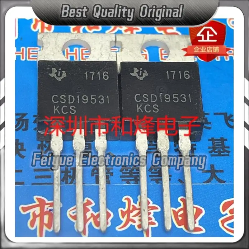 5PCS-20PCS  CSD19531KCS  TO-220 100V 100A     Best Quality Imported Original