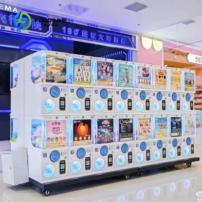 Customized coin operated gachapon machine multi voltage 110V 220V twist egg capsule dispenser for shopping mall