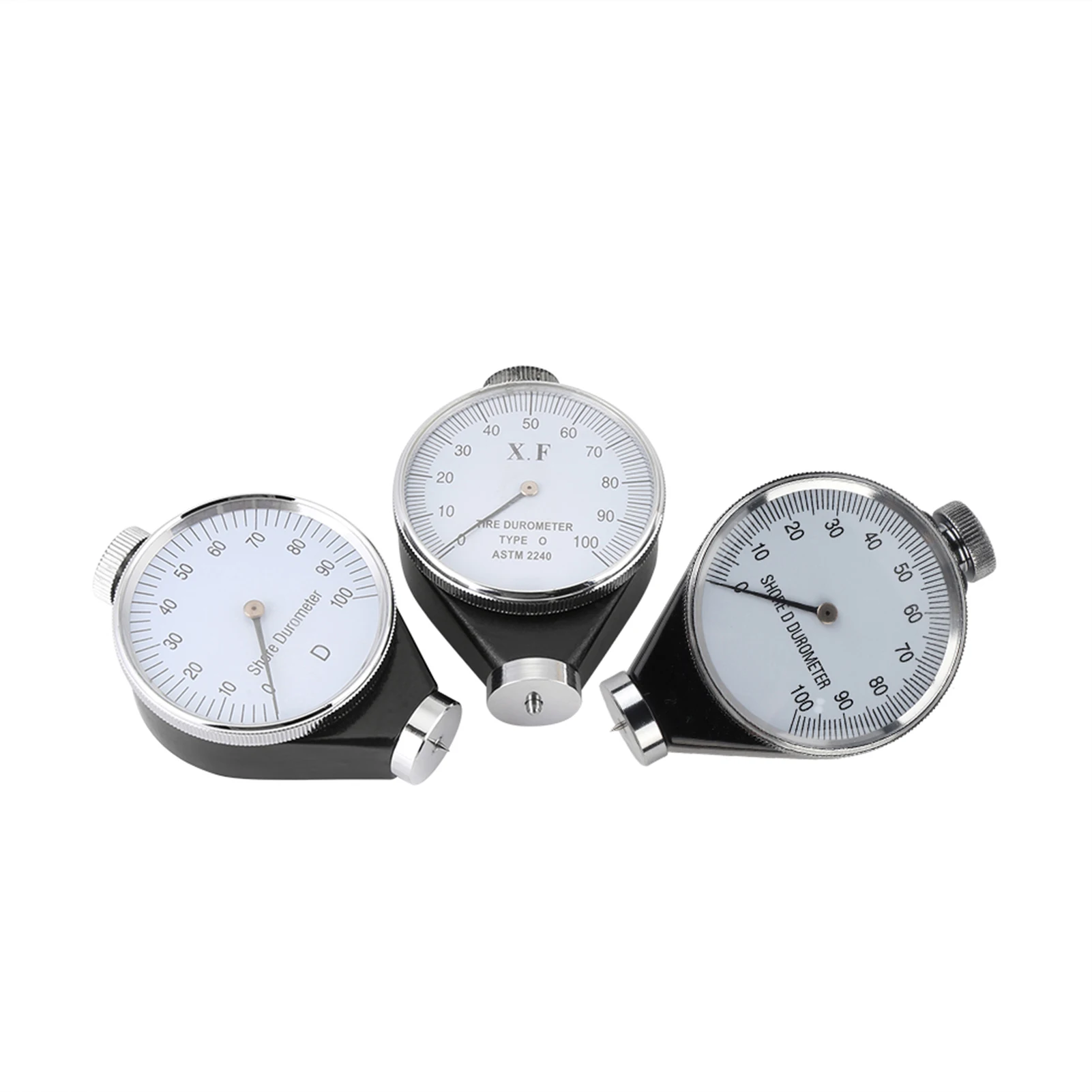 

Тестер твердости резины Тестер твердости указки берега A/O/D Тип 0-100 Масштаб для измерения твердости резинового пластикового продукта