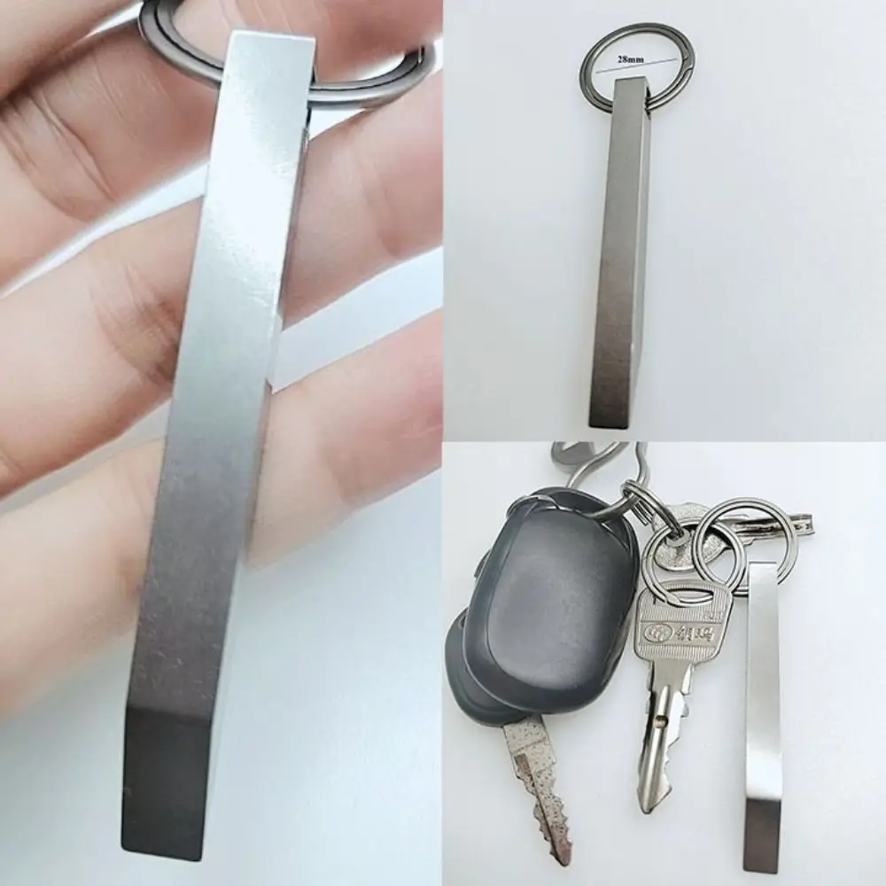 Universal Portable Mini Keychain Prybar Multifunctional Titanium Alloy Heavy Duty Multitool Pocket Pry Bar EDC Tool