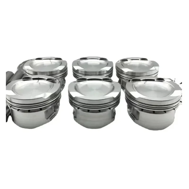 Best quality Forged pistons 84mm N54 Forged Pistons with pins and rings for BMW N54 N54B30