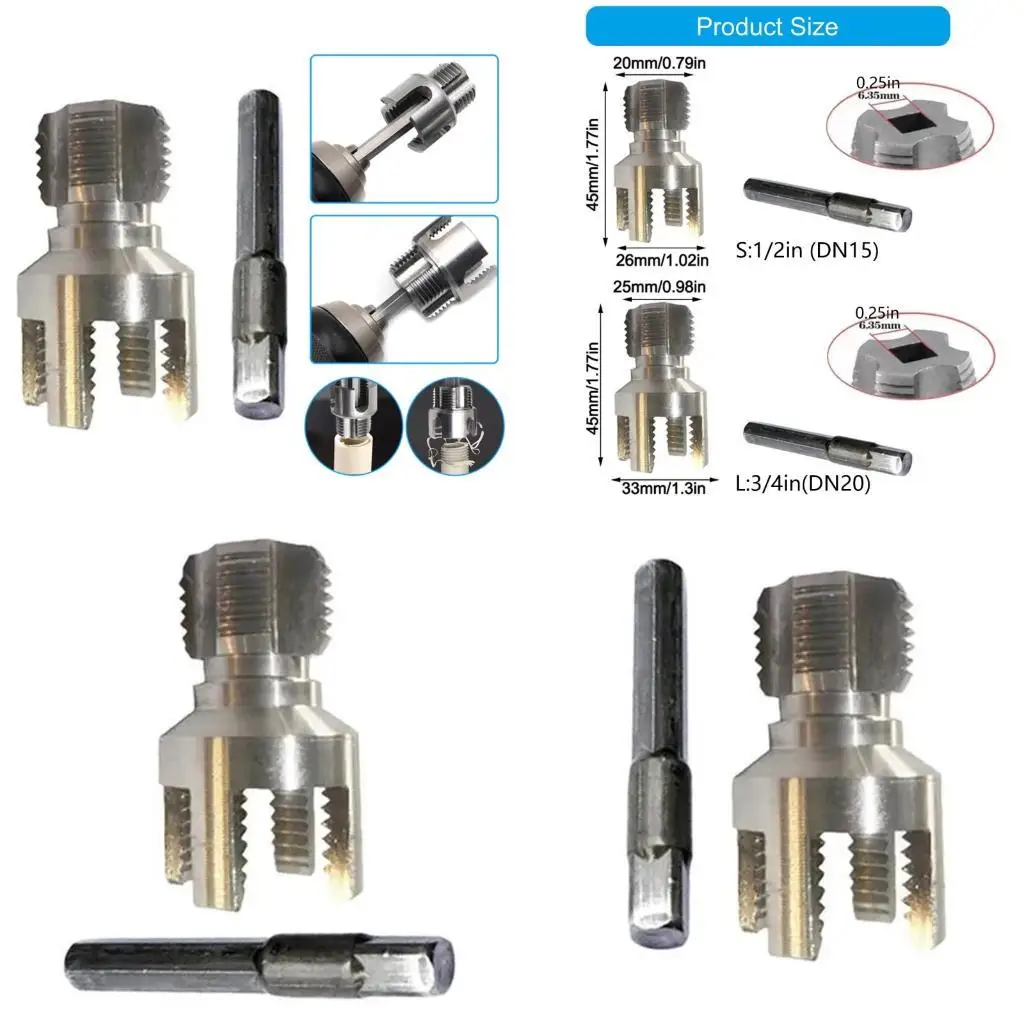 

Профессиональный набор трубопровода для внутреннего внешнего резьба 45# Стальной материал 2 Размер "и 3/4") для инструмента