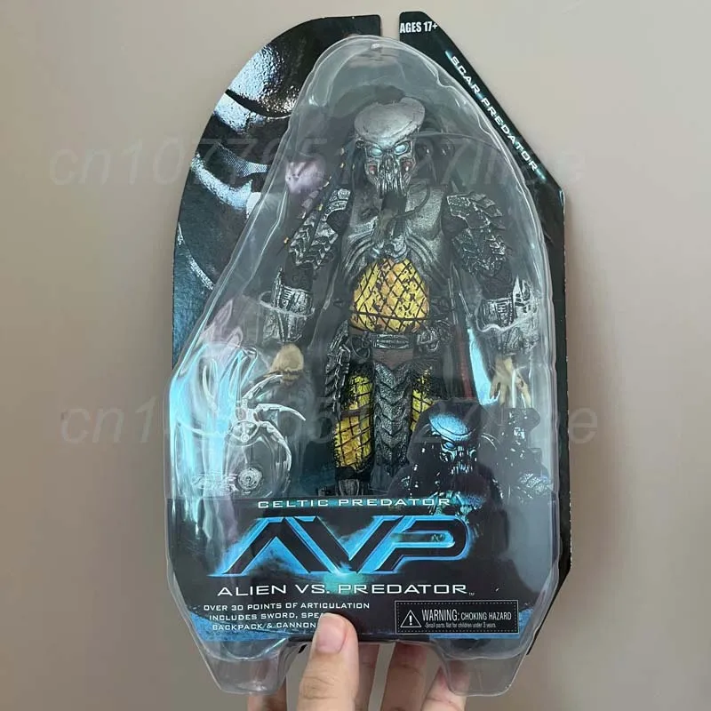 Alien Figure Celtic Predator Masked Scar Predator Figure Alien Action Figure Model Toys Joint Movable Doll Christmas Present - view 3