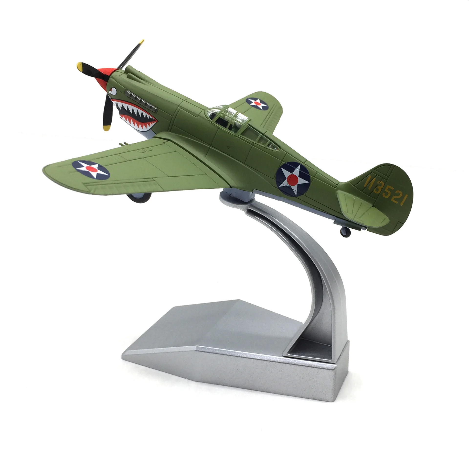 Military aircraft model The US P-40 Fighter fighter jet Children's toys, boys' birthday gifts, puzzle toys, collection gifts