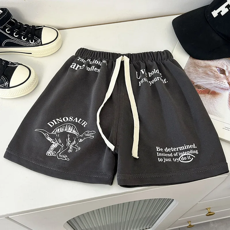 Kids Toddler Boy Shorts Set Casual Solid Loose Drawstring Shorts Sweatpants Athletic Workout Sport Pants Shorts