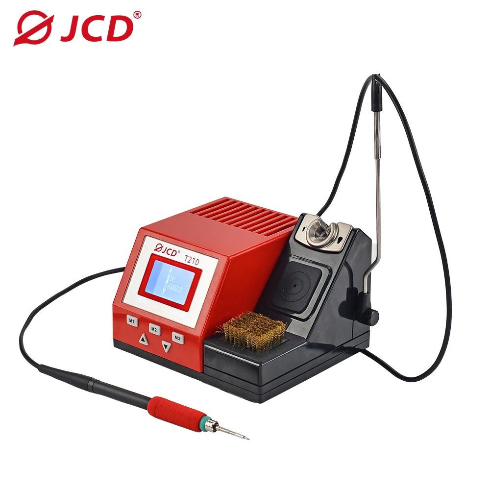 JCD NEW T210 Soldering Station 85W LCD Digital Display Adjustable Temperature Soldering Iron Welding Rework Station Repair Tools