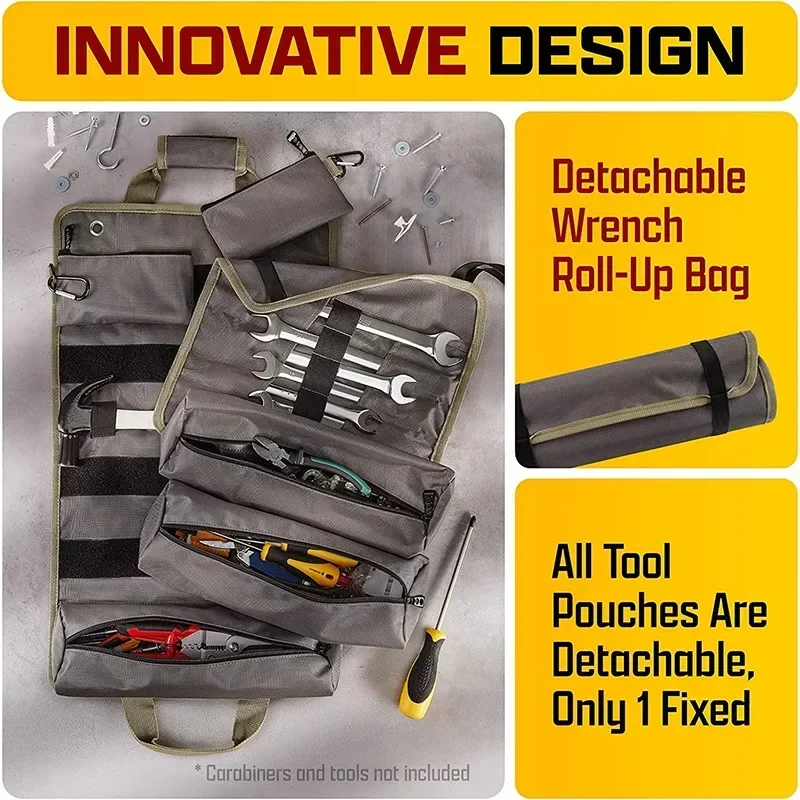 Roll Tool Organizer Pouch Tools Pocket Small Multi-purpose Hardware High Multi Professional UP Bag Portable Quality
