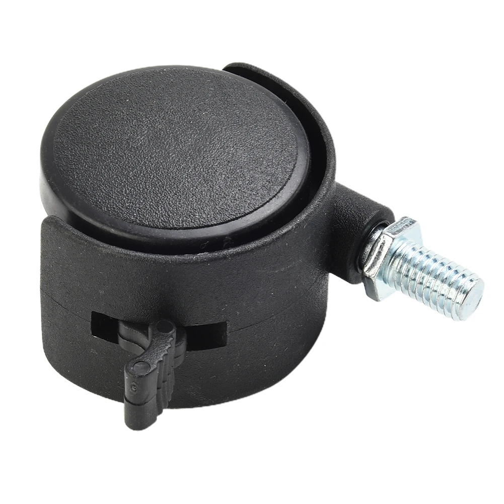 Ruedas giratorias M8, ruedas suaves para ordenador, 3 sillas de oficina, kit de 5 uds., 7 16 7 8 pulgadas, eje de rodamiento de bolas de poliuretano