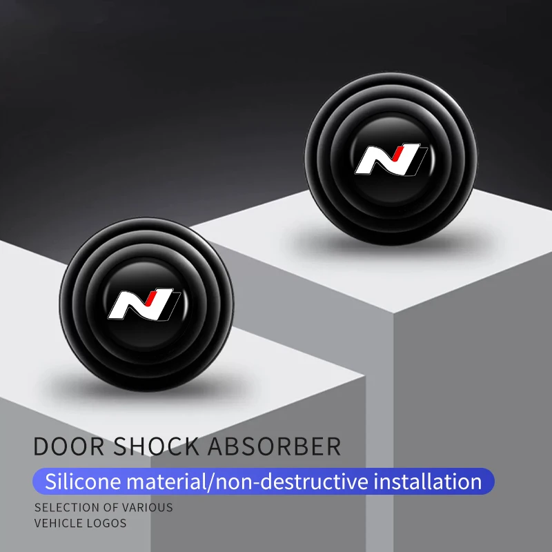 Universal Car Vibration Dampening Pads Door Impact Protector Sticker For Hyundai I30 I20 IX35 I40 Tucson Getz Veloster Kona