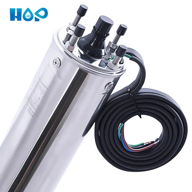 

HOP-5.5KW 4inch 6inch 7.5hp AC electric motor price deep well water pump price for irrigation