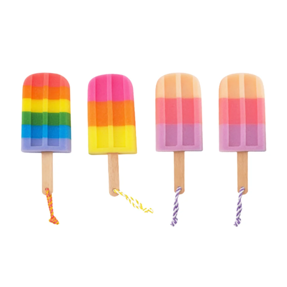 

4Pcs Cream Bath Ball Sponge Body Scrubber Shower Bath Flower for Exfoliating Dead Skin Bathing Towel