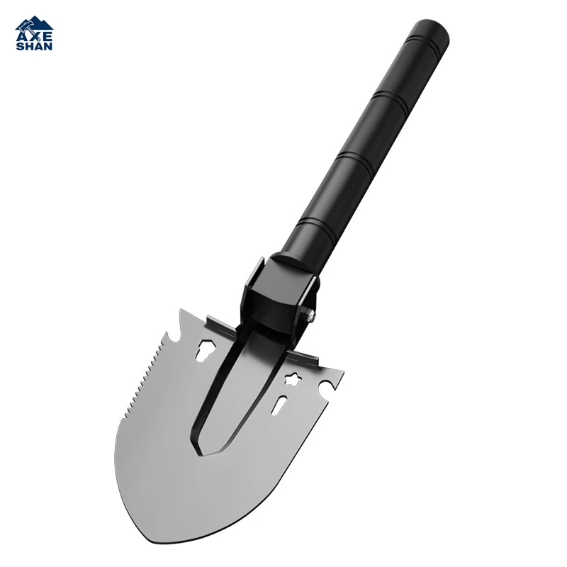 Portable Shovel Outdoor Camping Car Digging Tool Garden Soil Loosening  With Saw Bottle Opener Wrench Multifunctional Hand Tools
