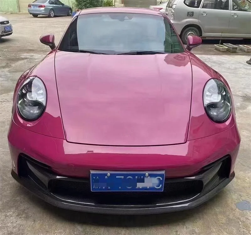 

Комплект для корпуса из углеродного волокна Porsche 911 992, Модернизированный передний бампер из углеродного волокна gt3