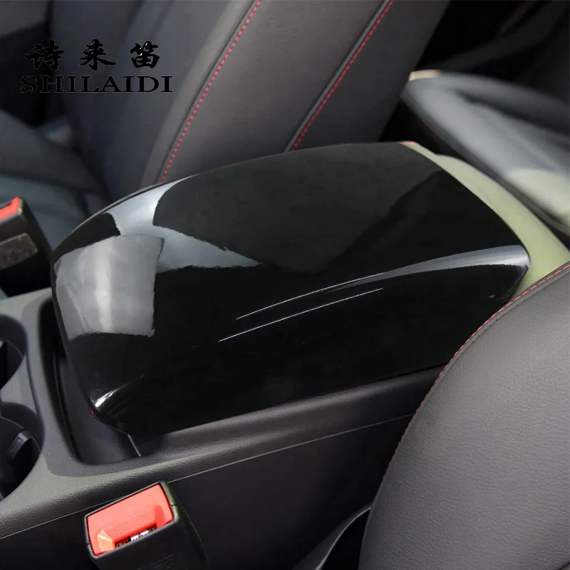 

For Q5 2009-2017 Car Styling Center Console Tidying Armrest Box Panel protection decoration Trim Auto Cover Sticker Accessories