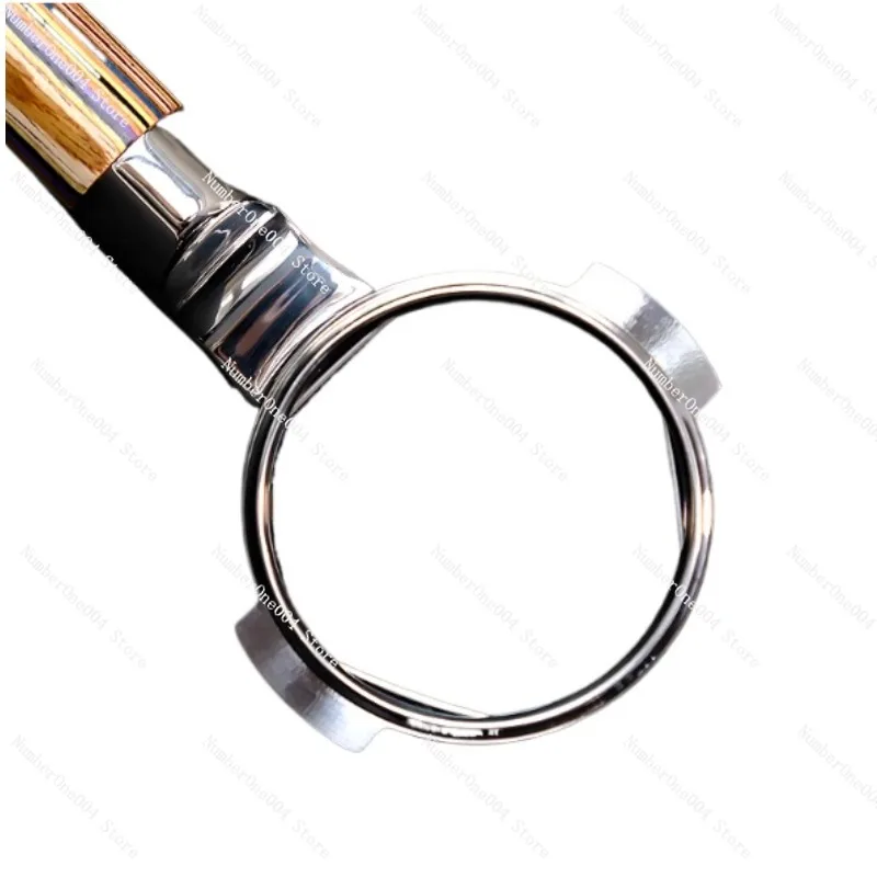 

Плоская бездонная ручка для кофе, подходящая для E61 Hot Mom, черный орех