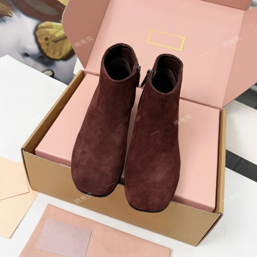 2026 Spring New Arrival Ballet Flats Soft-Soled Square-Toe Loafers Flat Slip-On Genuine Leather Penny Loafers Sapato Feminino