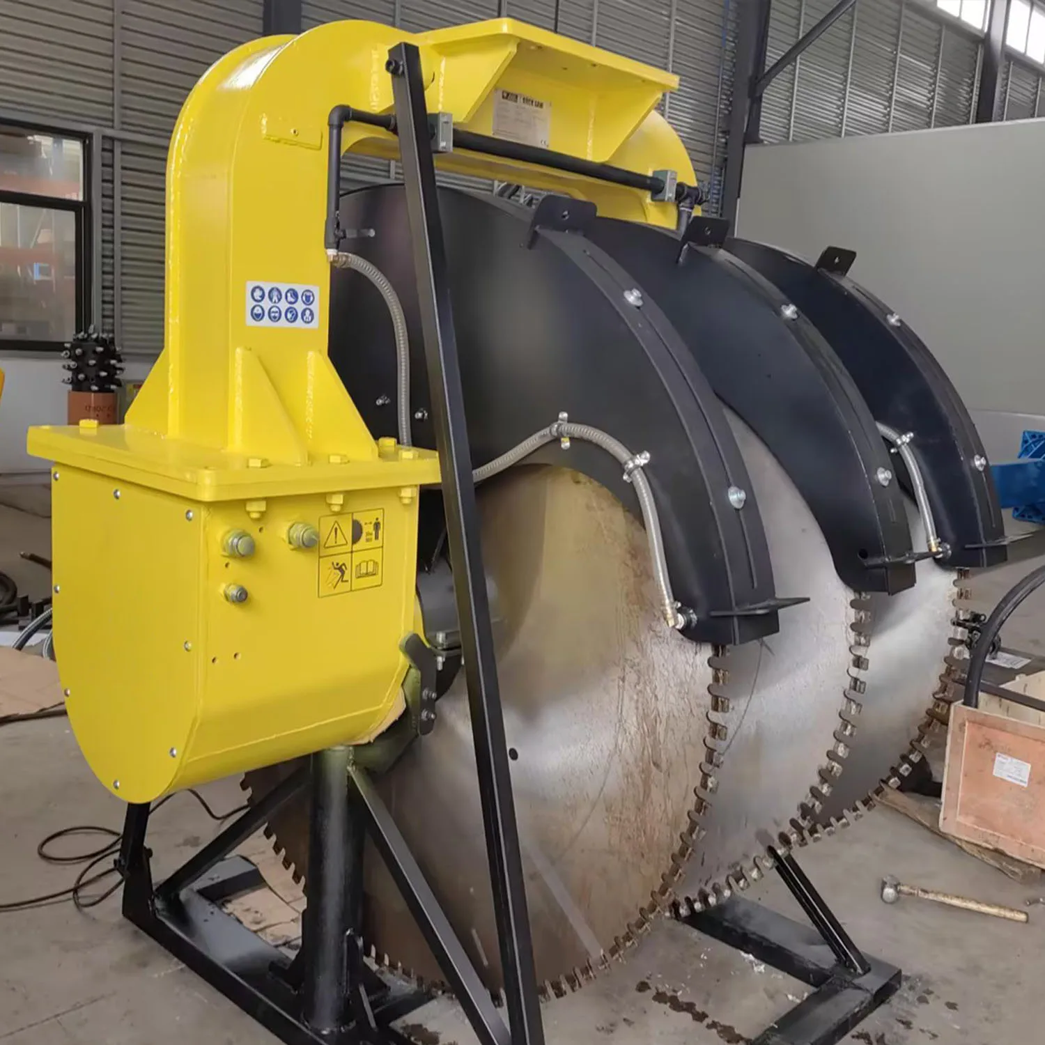Hydraulic Rock Saw Cutting Saw Rock Saws Versatile Fit for Abandoned Building Reinforced Concrete Demolition