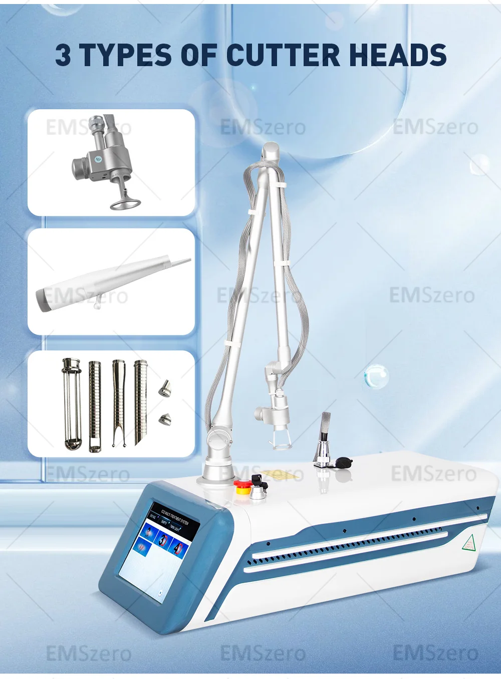 Professional Portable CO2 Fractional Laser Machine for Carbon Peel, Skin Resurfacing, Skin Tightening, Skin Rejuvenation view 5