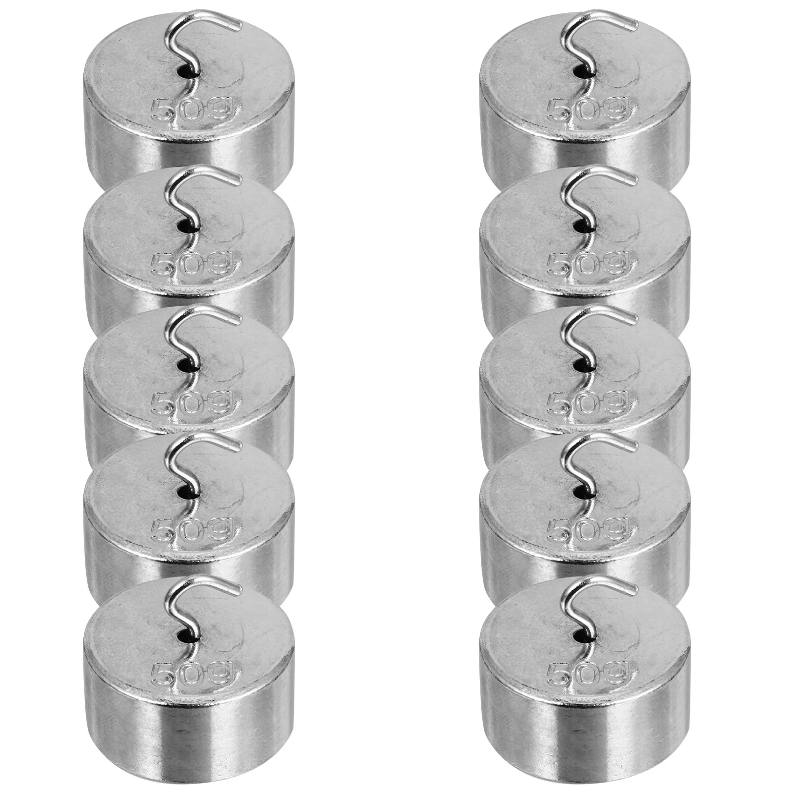 

1Set Metal Hook Weight Set Lightweight Durable Mechanics Experimental Hook Code School Teaching Equipment Metal Weight