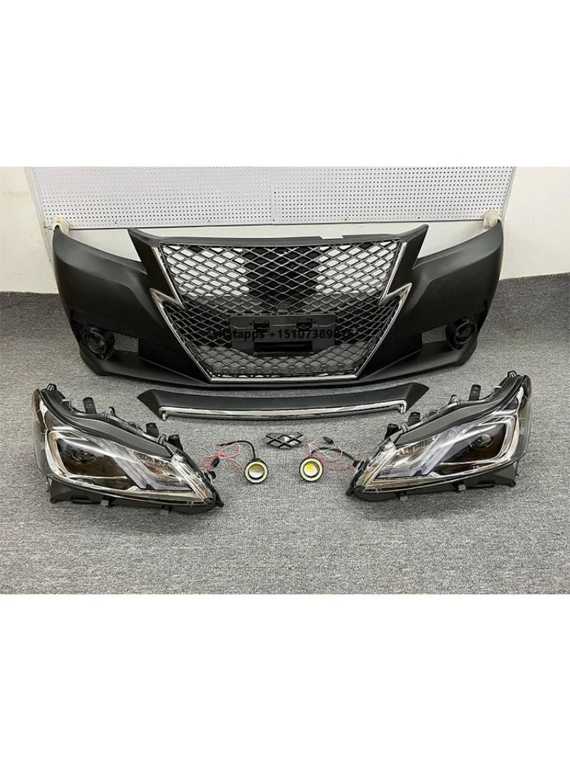 

Hot Selling PP Material Car Bumper for Crown 2013-2018 Upgrade JDM Style Front Bumper