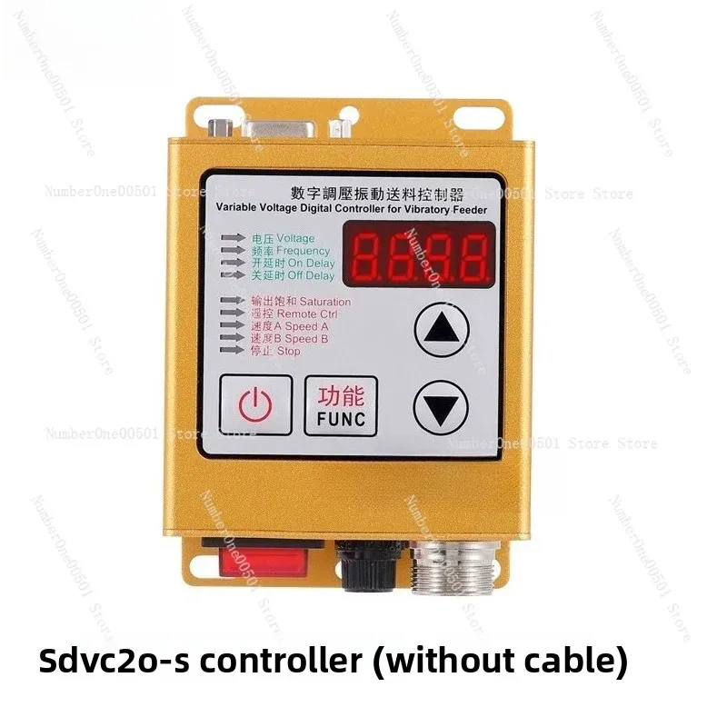 SDVC20-S Digital Controller for Vibratory Feeder, Digital Display Full Stop Intelligent Pressure Regulator for Bowl Feeder