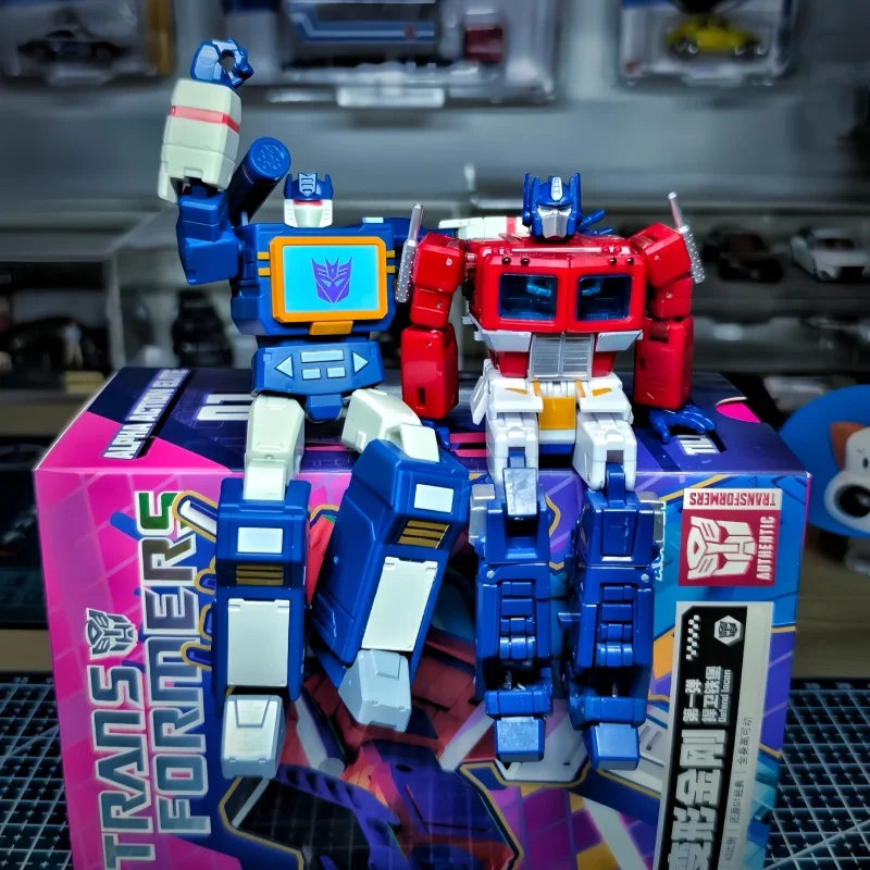 Auldey Transformation Aae Optimus Prime Arcee Sunstorm Starscream Soundwave Jazz Cliff Jumper Kickback Modello Mobile Giocattoli view 3