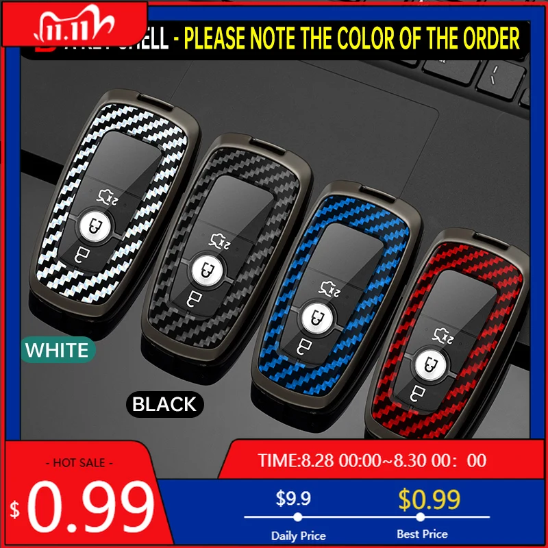 

Внутренние наклейки из сплава, чехол для дистанционного ключа автомобиля, защитный чехол для Ford Edge Fusion Mustang Explorer Escape F150 F250 F350