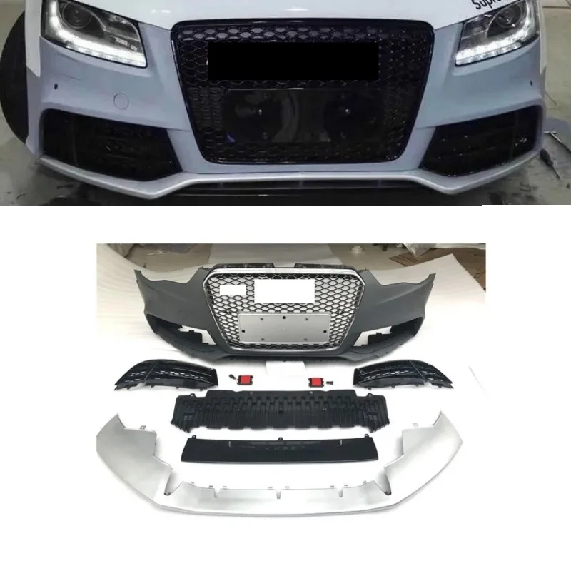 Dla Audi A5 2008-2016 aktualizacja RS5 wersja sportowa przednia krata zderzaka