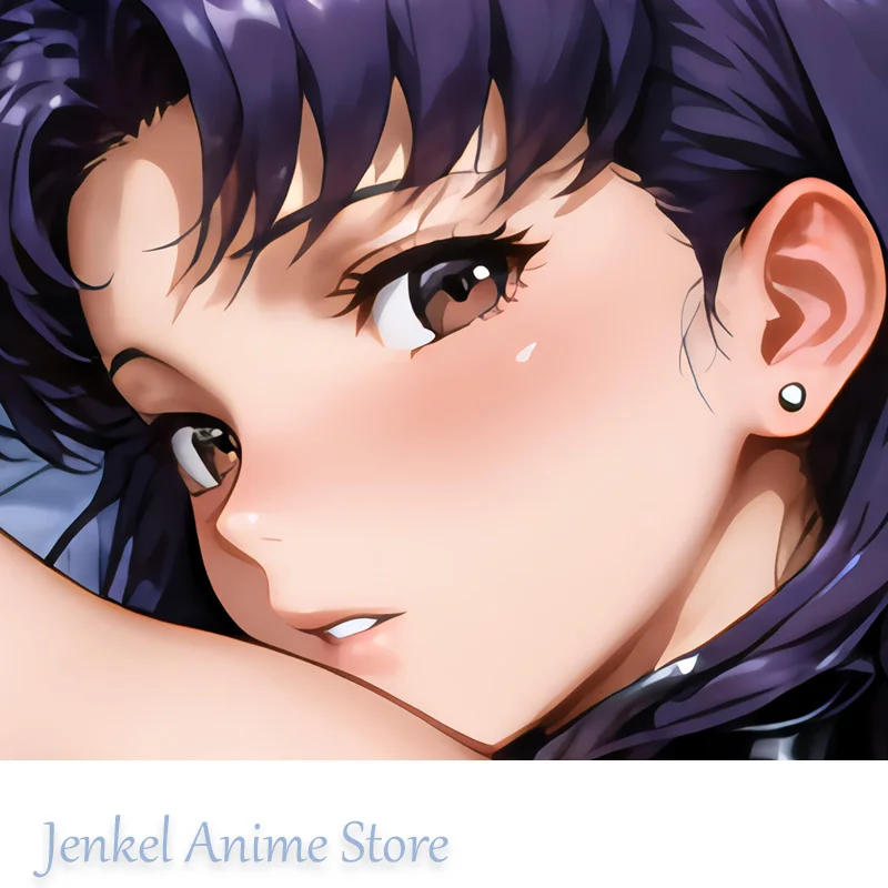 Dakimakura Anime Misato Katsuragi Artherion Pillowcase Life-size Double-sided Print Body Pillow Cover