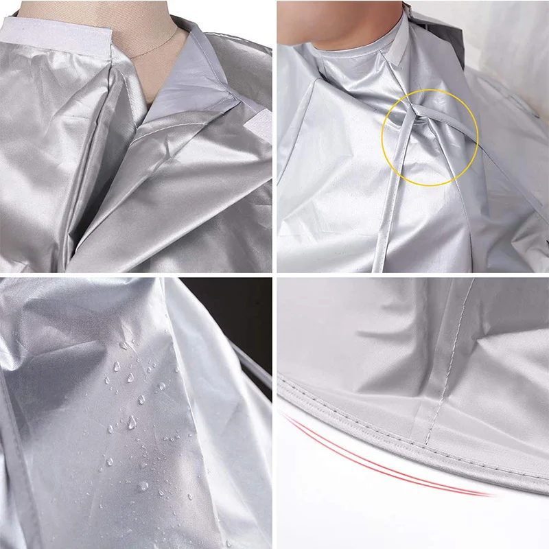 DIY Hair Cutting Cloak Umbrella Styling Wrap Adult Foldable Salon Barber Gown Cape Home Hairdressing Cape Cover Cloth