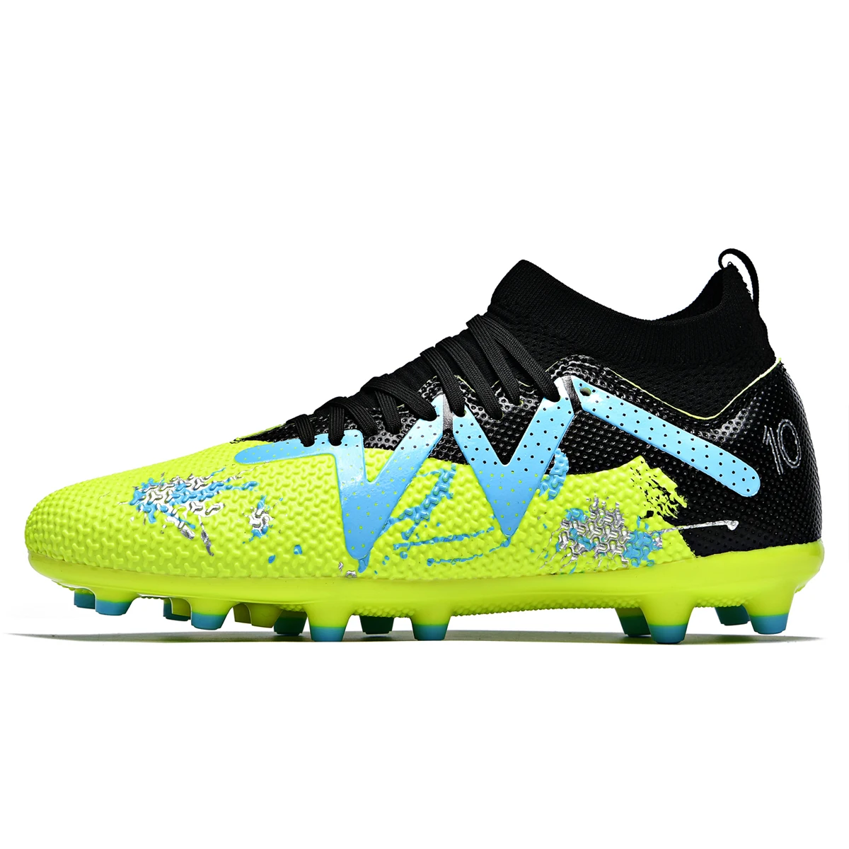 Professional Adult AG FG Soccer cleats Textured PU Surface High Friction TPU Long Stud Anti-slip Improve Ball Control For Grass - view 6