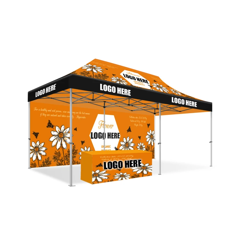 Custom printed tent oxford Outdoor Canopy Tent Aluminum Pop Up economic 3x3 Advertising trade show sale Marquee tent10x20 gazebo