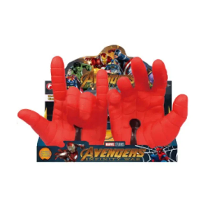 Guantes de Hulk de la Alianza de los vengadores para niños y adultos, puño de agarre de Hulk, estilo Cos circundante, juguete interactivo, regalos