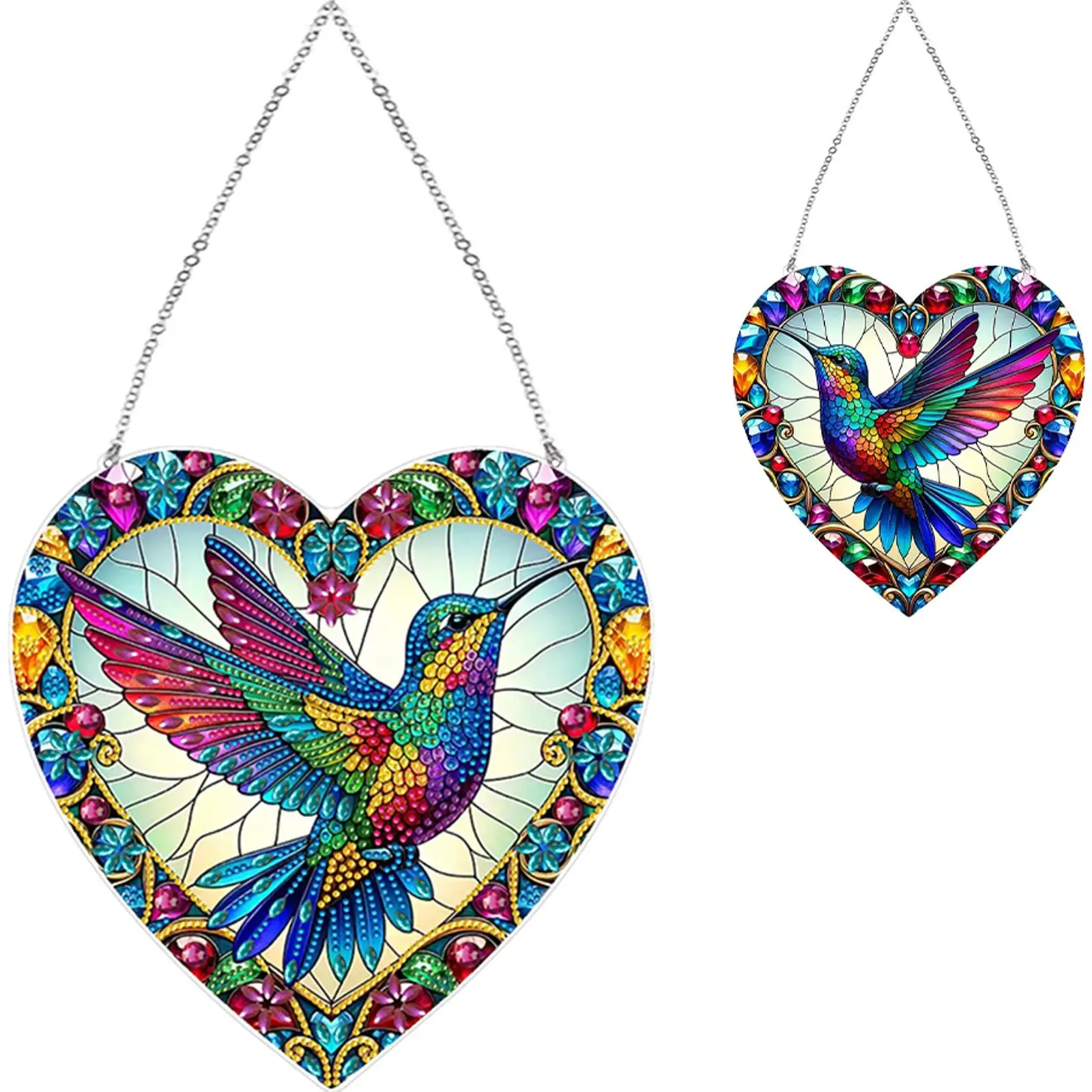 

Подвеска-ловец солнца из ПВХ в форме милой птицы с алмазной росписью, декор для окон дома