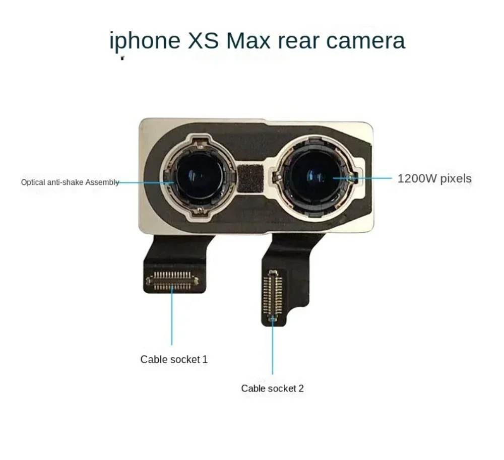 Back Camera Rear Main Lens Flex Cable For iPhone X XS XR 11 12 mini 12Pro 11Pro Max Rear Camera module Repair Parts