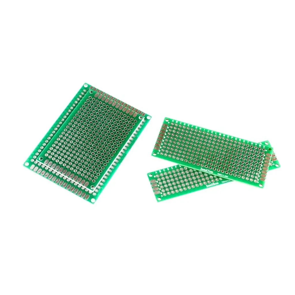 4pcs 5x7 4x6 3x7 2x8 cm double Side Copper prototype pcb Universal Board